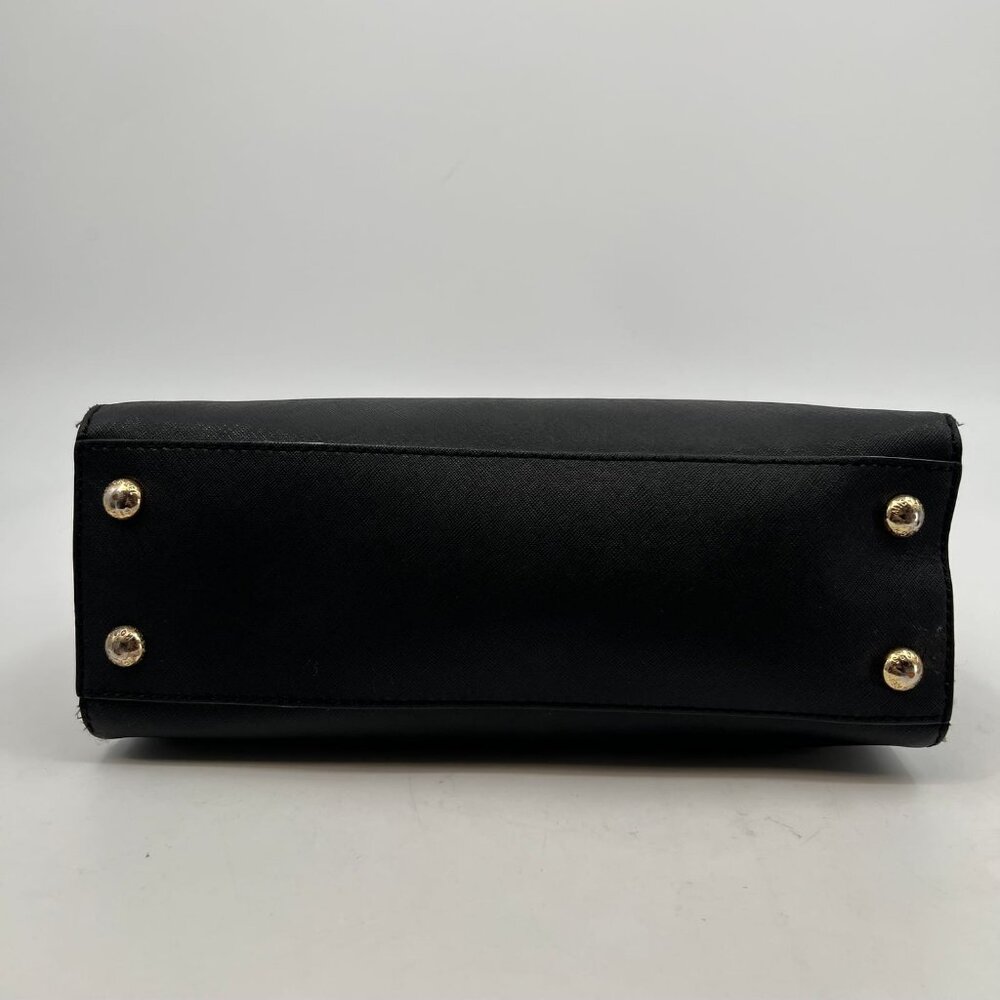 Michael Kors Black Chain Strap Shoulder Bag | Gold Hardware - Picture 6 of 10